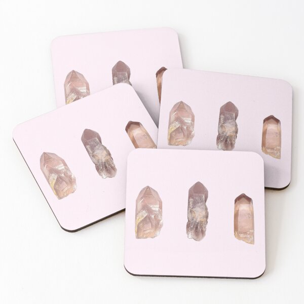 Item preview, pink crystals sticker pack designed and sold by inainart.
