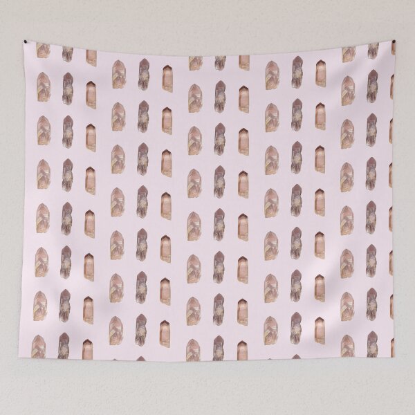 Item preview, pink crystals sticker pack designed and sold by inainart.