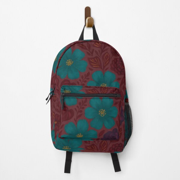 Item preview, Teal Floral designed and sold by Poetic Patterns Studio.