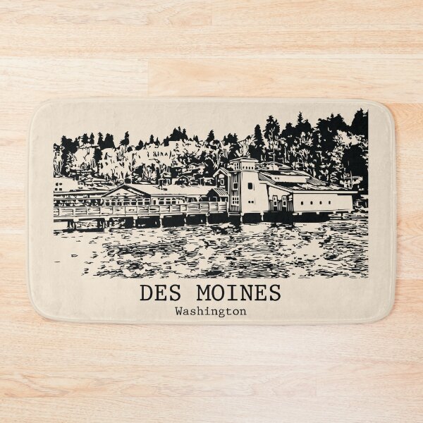Item preview, Des Moines - Washington designed and sold by Lakeric Cityscapes.