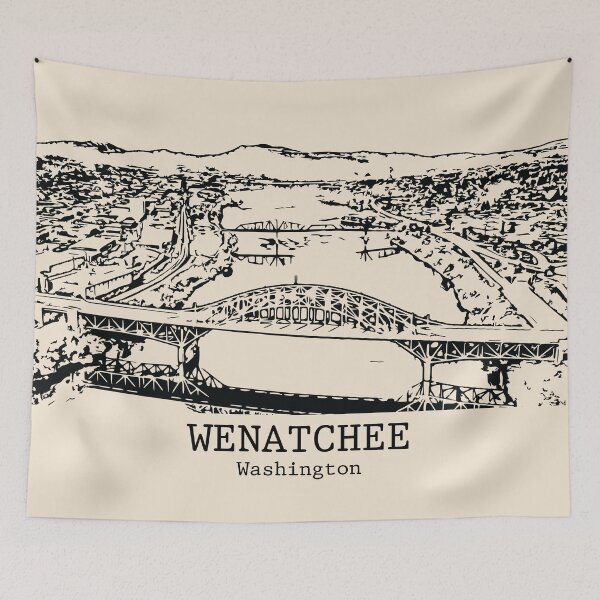 Item preview, Wenatchee - Washington designed and sold by Lakeric Cityscapes.