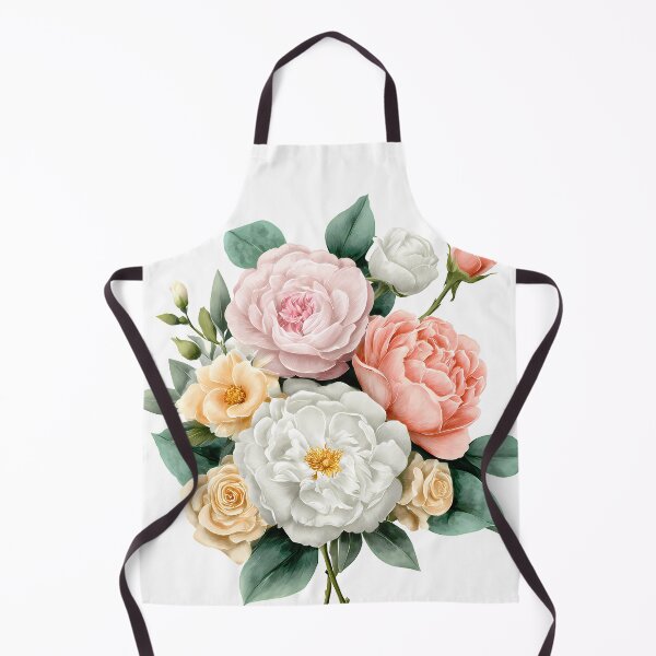 Item preview, Pastel Peony Rose Bouquet - Soft Elegant Romantic Floral Art Print designed and sold by DesignArtist.ia.