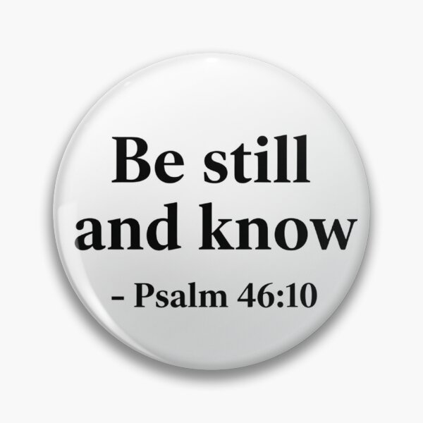 Item preview, Be Still and Know Psalm 46:10 Christian Wall Art – Minimalist Bible Verse Poster designed and sold by Illustrated Faith.