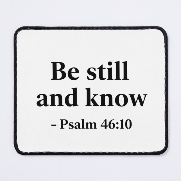 Item preview, Be Still and Know Psalm 46:10 Christian Wall Art – Minimalist Bible Verse Poster designed and sold by Illustrated Faith.