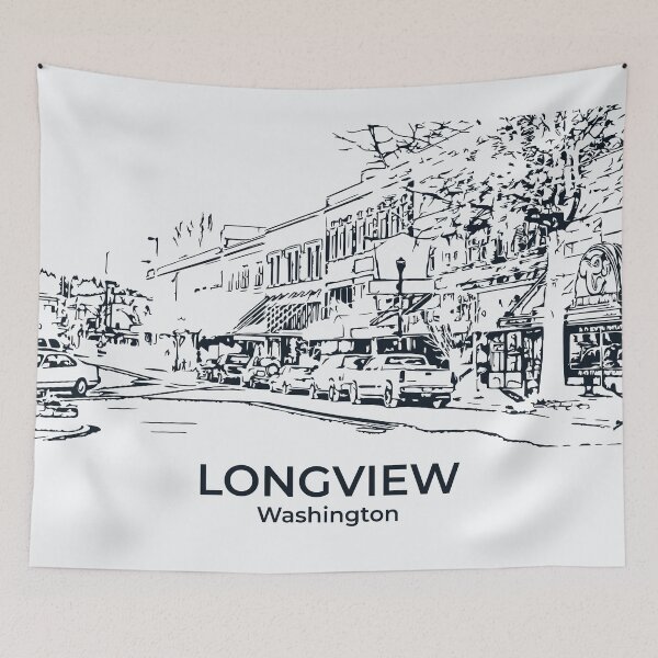 Item preview, Longview - Washington designed and sold by Lakeric Cityscapes.