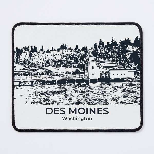 Item preview, Des Moines - Washington designed and sold by Lakeric Cityscapes.