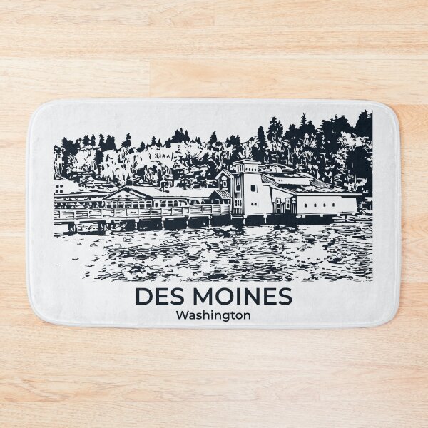 Item preview, Des Moines - Washington designed and sold by Lakeric Cityscapes.