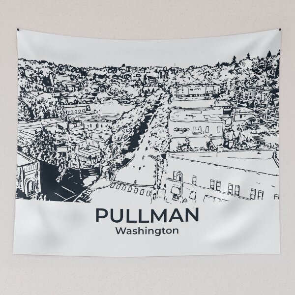 Item preview, Pullman - Washington designed and sold by Lakeric Cityscapes.