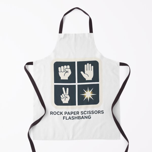 Item preview, Rock Paper Scissors Flashbang Minimal Grid Meme designed and sold by LunaMagicStudio.