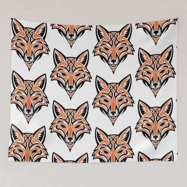 Item preview, Tribal Fox Head – Geometric Fox Tattoo Design & Spirit Animal designed and sold by Fuechse.