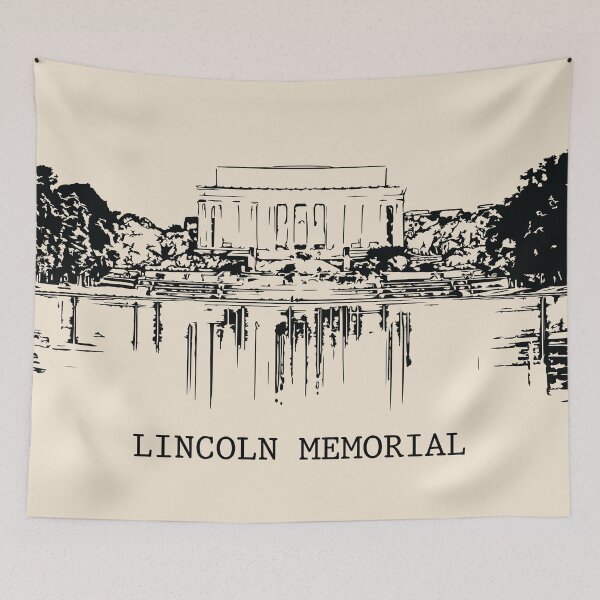 Item preview, Lincoln Memorial designed and sold by Lakeric Cityscapes.