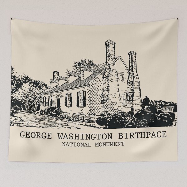 Item preview, George Washington Birthplace National Monument designed and sold by Lakeric Cityscapes.