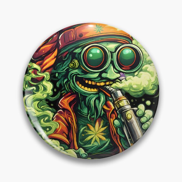 Item preview, Cyber Rasta Vape Character – Urban Smoke Illustration designed and sold by House of Taste Vape Designs.