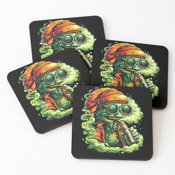 Item preview, Cyber Rasta Vape Character – Urban Smoke Illustration designed and sold by House of Taste Designs.