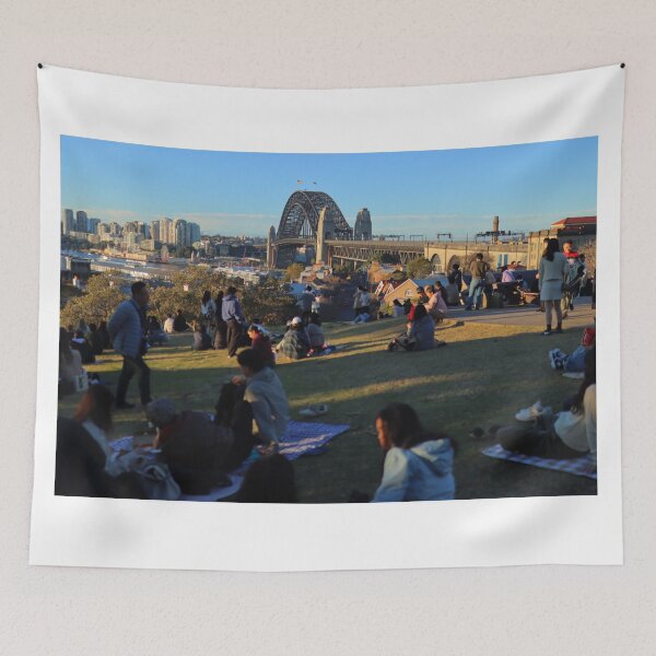Item preview, Sydney Harbour Bridge view, harbour bridge park designed and sold by markserdina.