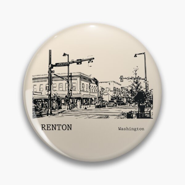 Item preview, Renton Washington designed and sold by Lakeric Cityscapes.
