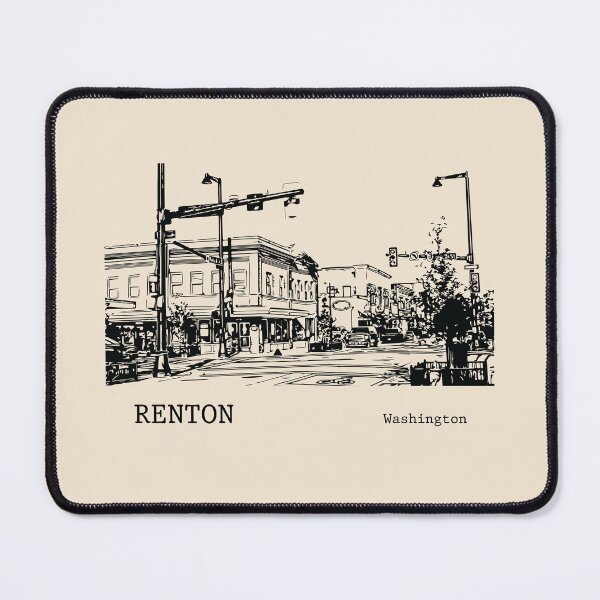 Item preview, Renton Washington designed and sold by Lakeric Cityscapes.