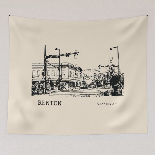 Item preview, Renton Washington designed and sold by Lakeric Cityscapes.