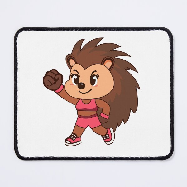 Item preview, Cute Sporty Hedgehog Design designed and sold by DesignbyAnnaM.