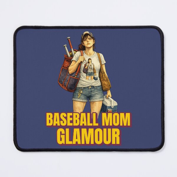 Item preview, Baseball Mom Glamour designed and sold by The Sporty Nerd.