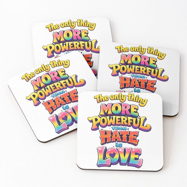 Item preview, The Only Thing More Powerful Than Hate Is Love designed and sold by kamilware.