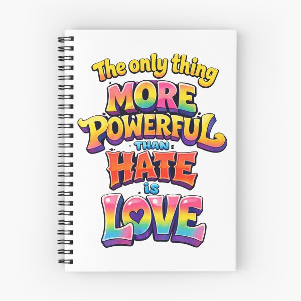 Item preview, The Only Thing More Powerful Than Hate Is Love designed and sold by kamilware.