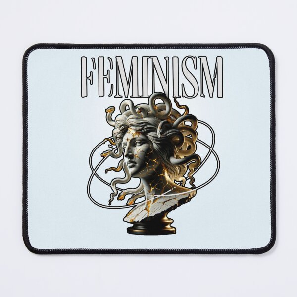 Item preview, Feminism Medusa - Broken But Golden - Mythical Feminist Design designed and sold by PriyaMagic.