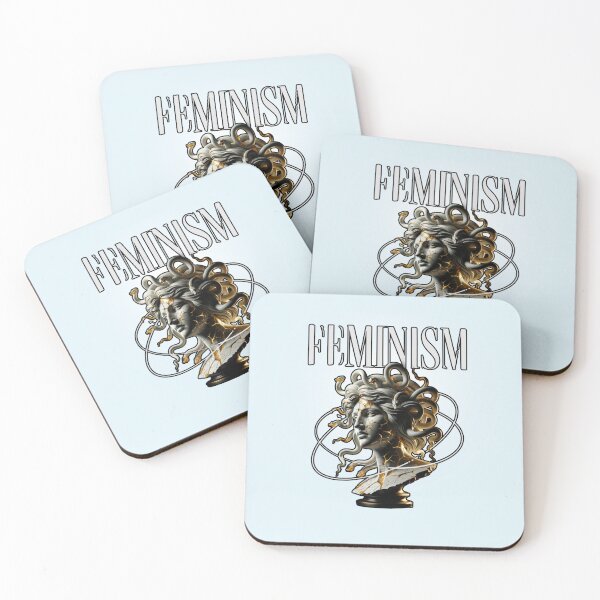 Item preview, Feminism Medusa - Broken But Golden - Mythical Feminist Design designed and sold by PriyaMagic.