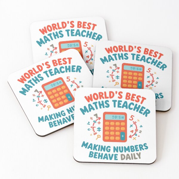 Item preview, World's Best Maths Teacher designed and sold by Teacher Smiles Co..