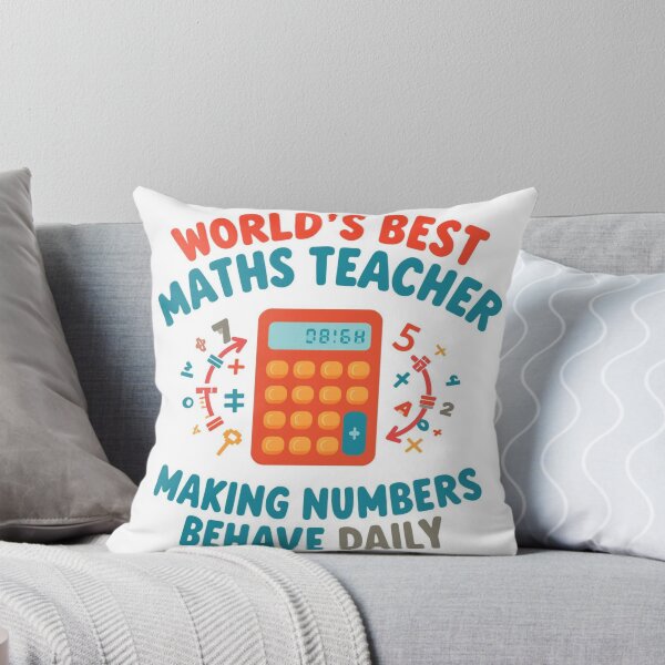 Item preview, World's Best Maths Teacher designed and sold by Teacher Smiles Co..