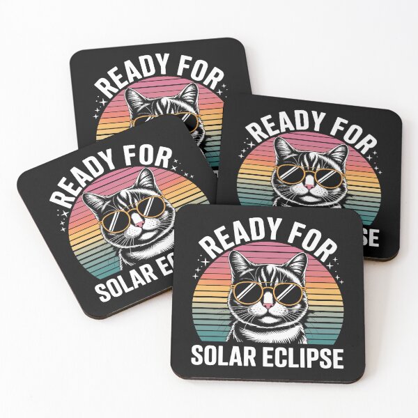 Item preview, Cat with Sunglasses Ready for Eclipse designed and sold by jkrphoto.