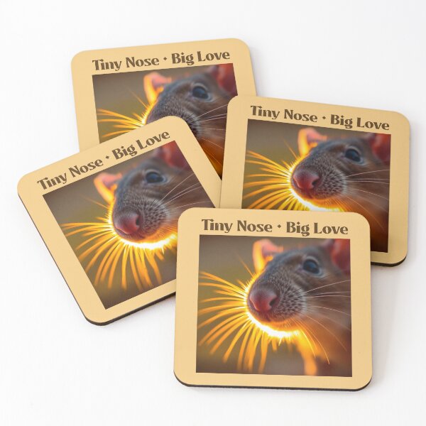 Item preview, Tiny Nose Big Love Pet Rat designed and sold by Sachie's Studio.