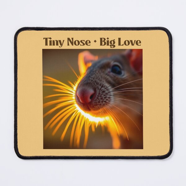 Item preview, Tiny Nose Big Love Pet Rat designed and sold by Sachie's Studio.