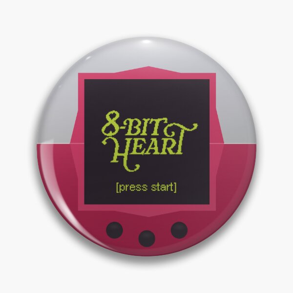 Item preview, 8-bit heart designed and sold by liminalmood.