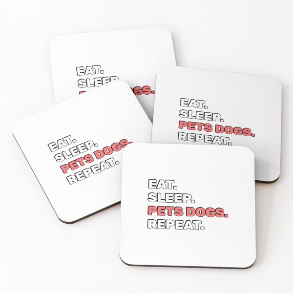 Item preview, Eat Sleep Pets Dogs Repeat - funny dog lover designed and sold by Inspirationmotivation.