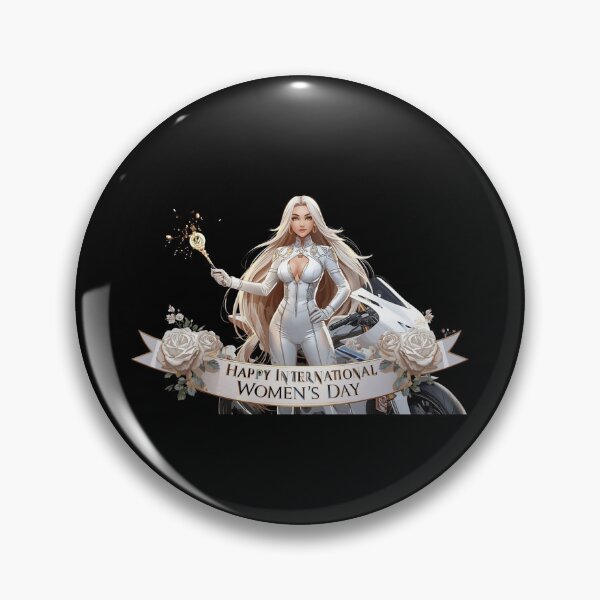 Item preview, White Charmed Rider – Happy International Women’s Day designed and sold by YourTrendyTees.