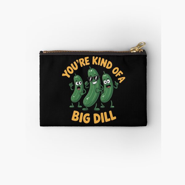 Item preview, Funny Pickle Big Dill – Cute Cucumber in Glasses Pun Design designed and sold by HubCreates.