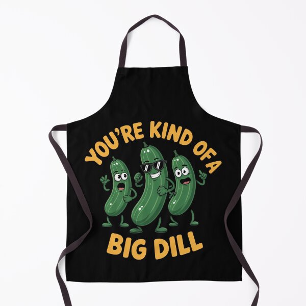 Item preview, Funny Pickle Big Dill – Cute Cucumber in Glasses Pun Design designed and sold by HubCreates.
