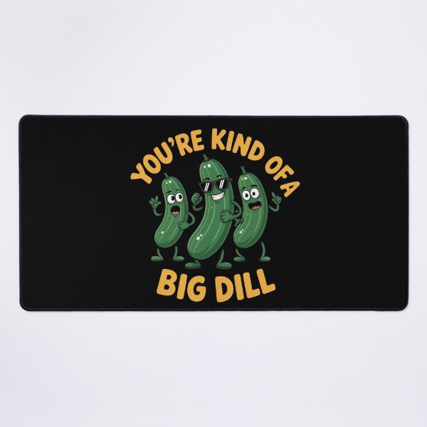 Item preview, Funny Pickle Big Dill – Cute Cucumber in Glasses Pun Design designed and sold by HubCreates.