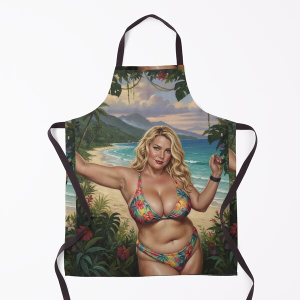 Item preview, Healthy blonde on the beach designed and sold by Chubby Chase.