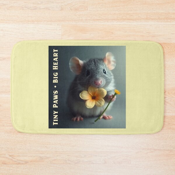 Item preview, Tiny Paws Big Heart Pet Rat designed and sold by Sachie's Studio.