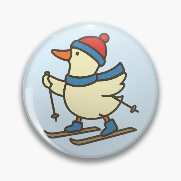 Item preview, Winter Gosling – Ski Edition designed and sold by DariaCraft.