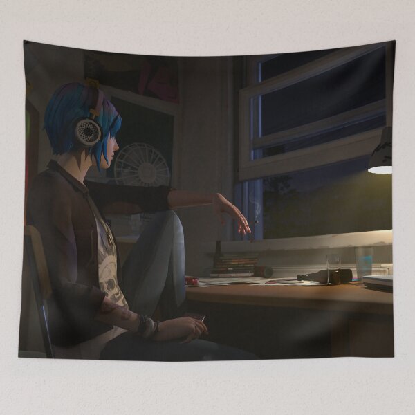 Artikelvorschau, Chloe Price bei Nacht | Ein Moment der Ruhe entworfen und verkauft von nicefieldSFM.