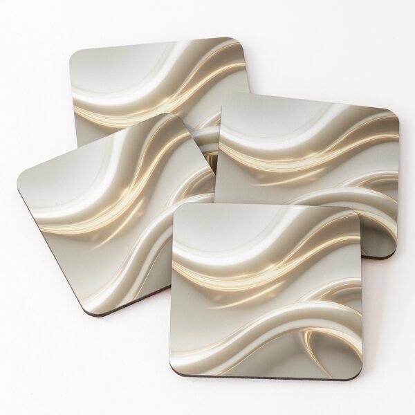 Item preview, Pearl and Champagne Glow Abstract on  designed and sold by DesigntshirtWB.