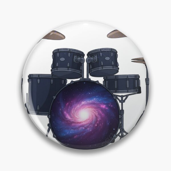 Item preview, Galaxy Drum Set Design – Cosmic Drummer Gift – Space Music Drum Kit Graphic designed and sold by YK SHOP.