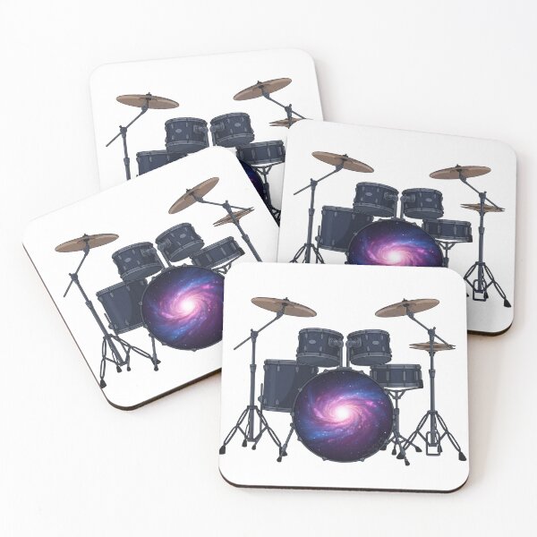 Item preview, Galaxy Drum Set Design – Cosmic Drummer Gift – Space Music Drum Kit Graphic designed and sold by YK SHOP.