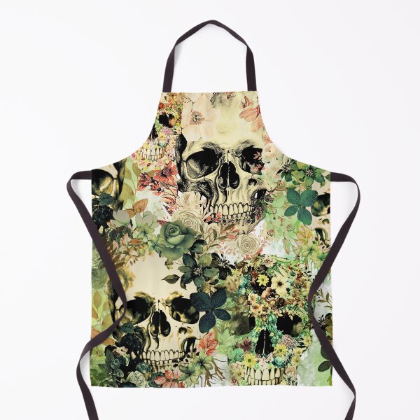 Item preview, floral skulls designed and sold by SKULLARTISTRY.