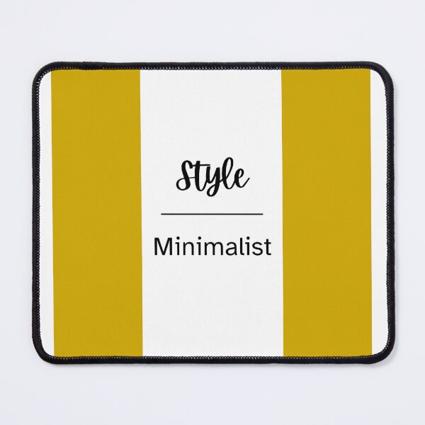 Item preview, Style Minimalist Mustard and White Color designed and sold by AndysTeeShop.