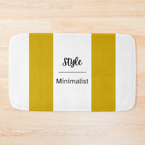 Item preview, Style Minimalist Mustard and White Color designed and sold by AndysTeeShop.