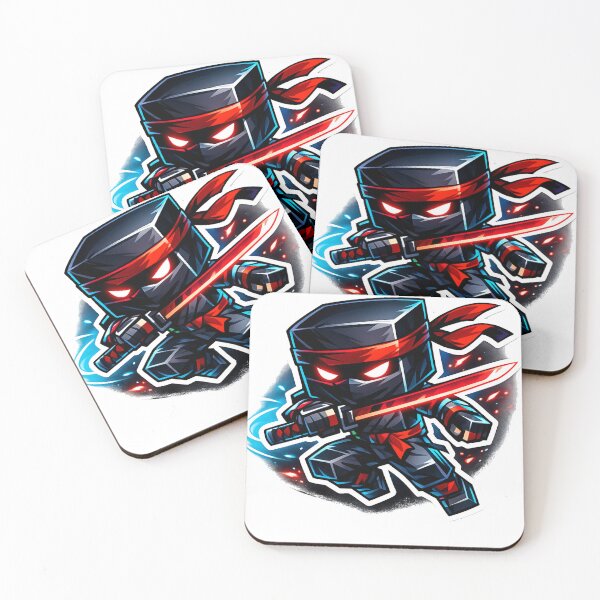 Item preview, Cube Ninja Neon Shadow Warrior designed and sold by Mystic Wild Studio.